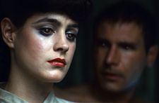 Sean Young with Harrison Ford in Blade Runner, co-written by Hampton Fancher
